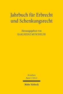 Jahrbuch fur Erbrecht und Schenkungsrecht : Band 2