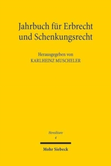 Jahrbuch fur Erbrecht und Schenkungsrecht : Band 4