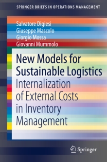New Models for Sustainable Logistics : Internalization of External Costs in Inventory Management