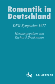 Romantik in Deutschland : DFG-Symposion 1977