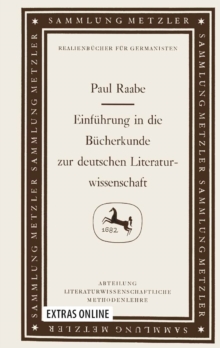 Einfuhrung in die Bucherkunde zur deutschen Literaturwissenschaft