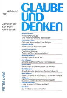 Glaube Und Denken : Jahrbuch Der Karl-Heim-Gesellschaft- 11. Jahrgang 1998