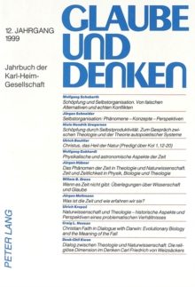 Glaube Und Denken : Jahrbuch Der Karl-Heim-Gesellschaft- 12. Jahrgang 1999