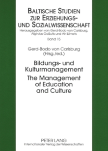 Bildungs- und Kulturmanagement- The Management of Education and Culture