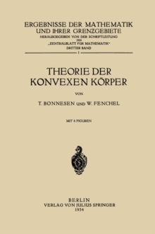 Theorie der Konvexen Korper