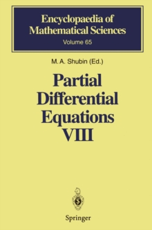 Partial Differential Equations VIII : Overdetermined Systems Dissipative Singular Schrodinger Operator Index Theory
