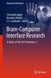 Brain-Computer Interface Research : A State-of-the-Art Summary -2
