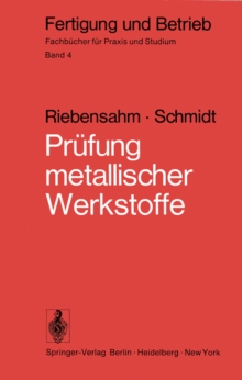 Prufung metallischer Werkstoffe