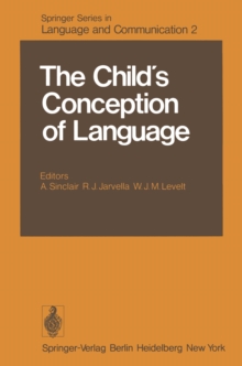 The Child's Conception of Language