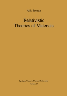 Relativistic Theories of Materials