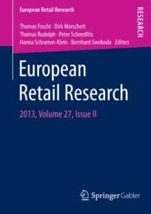 European Retail Research : 2013, Volume 27, Issue II