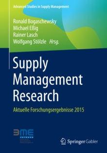 Supply Management Research : Aktuelle Forschungsergebnisse 2015