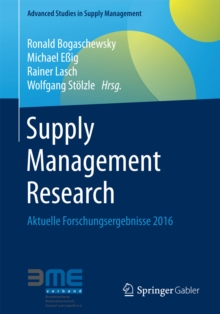 Supply Management Research : Aktuelle Forschungsergebnisse 2016