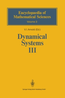 Dynamical Systems III