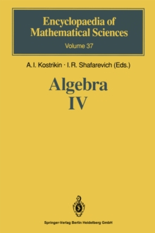 Algebra IV : Infinite Groups. Linear Groups
