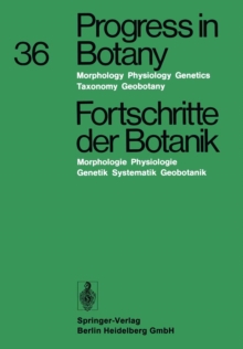 Fortschritte der Botanik : Morphologie - Physiologie - Genetik - Systematik - Geobotanik