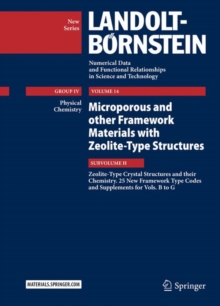 Microporous and other Framework Materials with Zeolite-Type Structures : Zeolite-Type Crystal Structures and their Chemistry. 25 New Framework Type Codes and Supplements for Vols. B to G