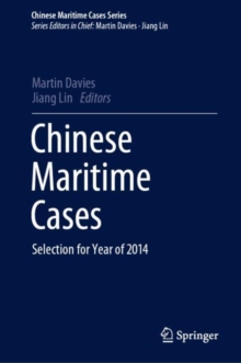 Chinese Maritime Cases : Selection for Year of 2014