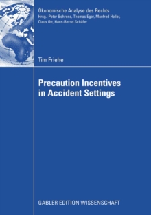 Precaution Incentives in Accident Settings