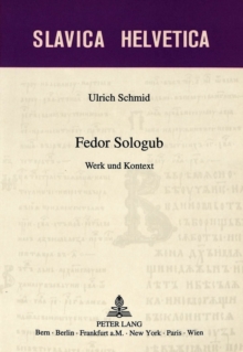 Fedor Sologub : Werk Und Kontext