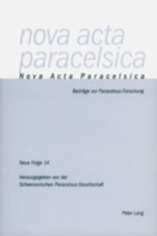 Nova ACTA Paracelsica : Neue Folge 14/2000