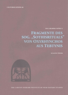 Fragmente des Sog. 'Sothisrituals' von Oxyrhynchos aus Tebtynis