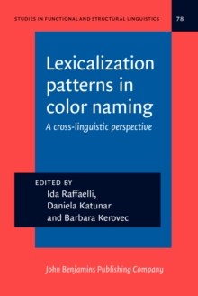 Lexicalization patterns in color naming : A cross-linguistic perspective