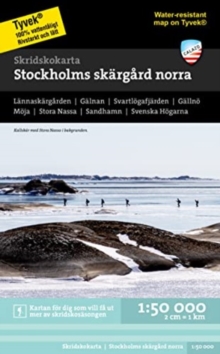 Stockholms skargard - norra - ice-skating map