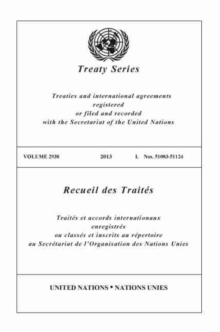 Treaty Series 2938 (English/French Edition)