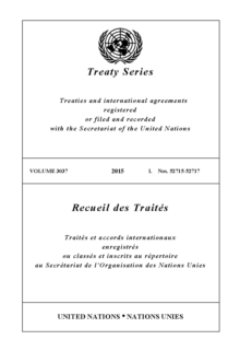 Treaty Series 3037 (English/French Edition)
