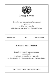 Treaty Series 3019 (English/French Edition)