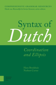 Syntax of Dutch : Coordination and Ellipsis