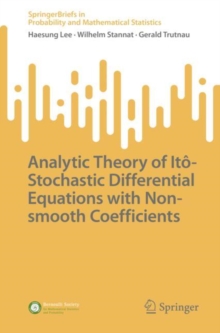 Analytic Theory of Ito-Stochastic Differential Equations with Non-smooth Coefficients