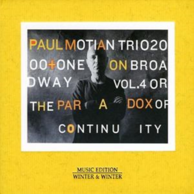 On Broadway Vol. 4 Or the Paradox of Continuity, CD / Album Cd