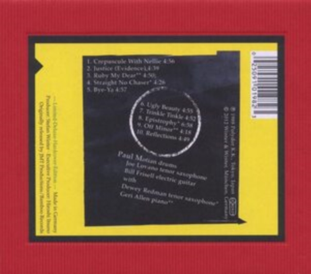 Monk in Motian, CD / Album Cd