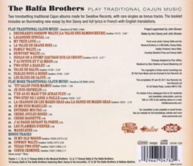 Play traditional Cajun music, CD / Album Cd