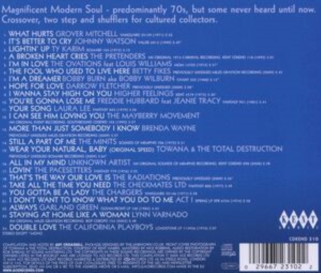 Masterpieces of Modern Soul, CD / Album Cd