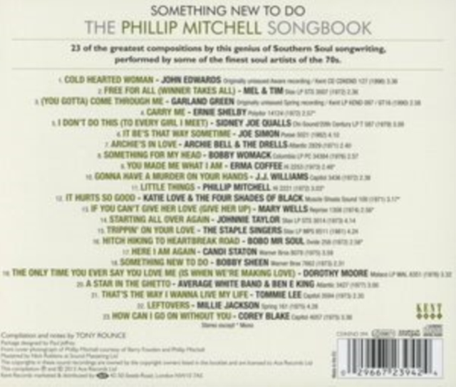 Something New to Do: The Phillip Mitchell Songbook, CD / Album Cd