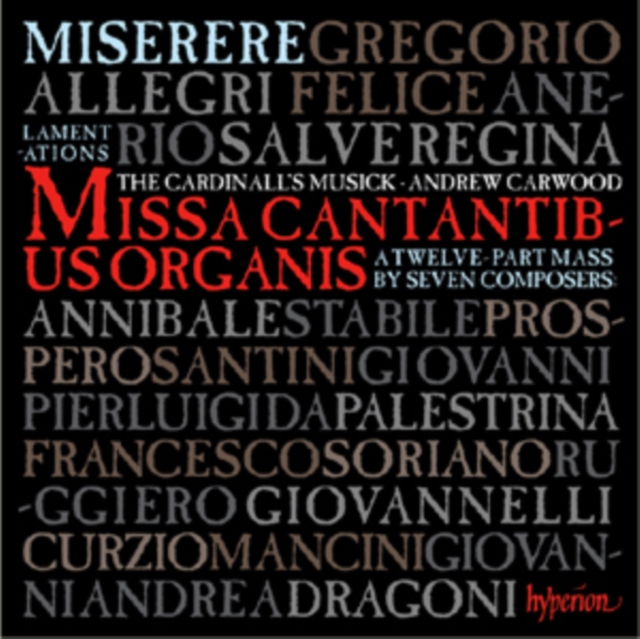Miserere/Missa Cantantibus Organis, CD / Album Cd
