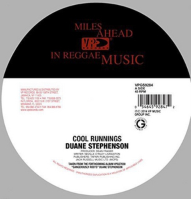 Cool Runnings, Vinyl / 7" Single Vinyl