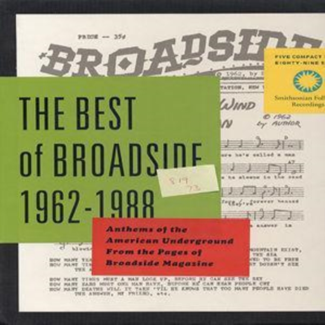 The Best Of Broadside 1962-1988: Anthems of the American Underground From The Pages of Broads, CD / Album Cd
