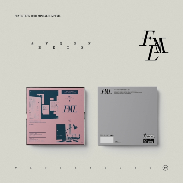 SEVENTEEN 10th Mini Album 'FML' (Faded Mono Life), CD / Album Cd