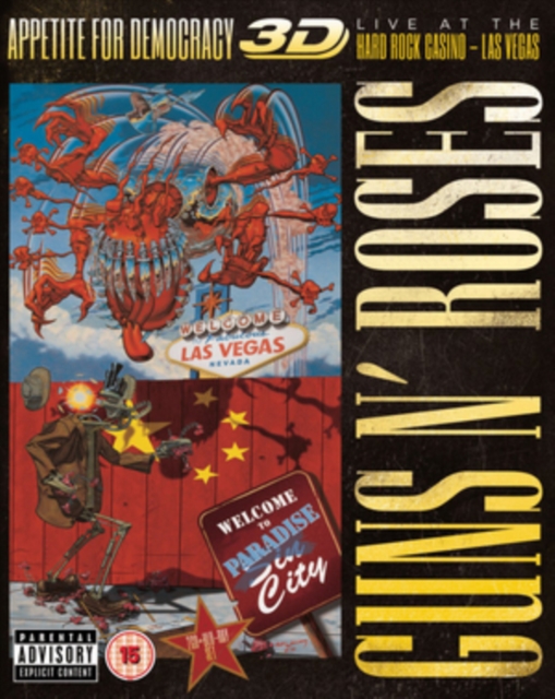 Appetite for Destruction 3D: Live at the Hard Rock Casino, Las Vegas, CD / Album with Blu-ray Cd