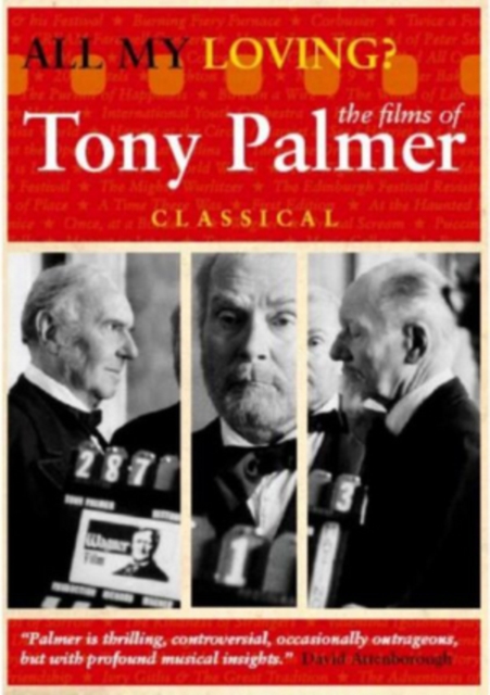 All My Loving - The Films of Tony Palmer, DVD DVD