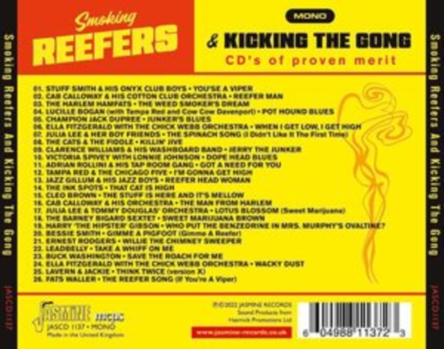 Smoking reefers and kicking the gong, CD / Album Cd