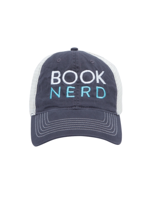 Underline Book Nerd Trucker Cap, Paperback Book