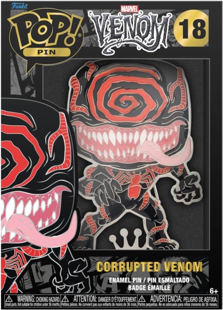 Funko Pop Pin - Venom - Corrupted Venom, General merchandize Book