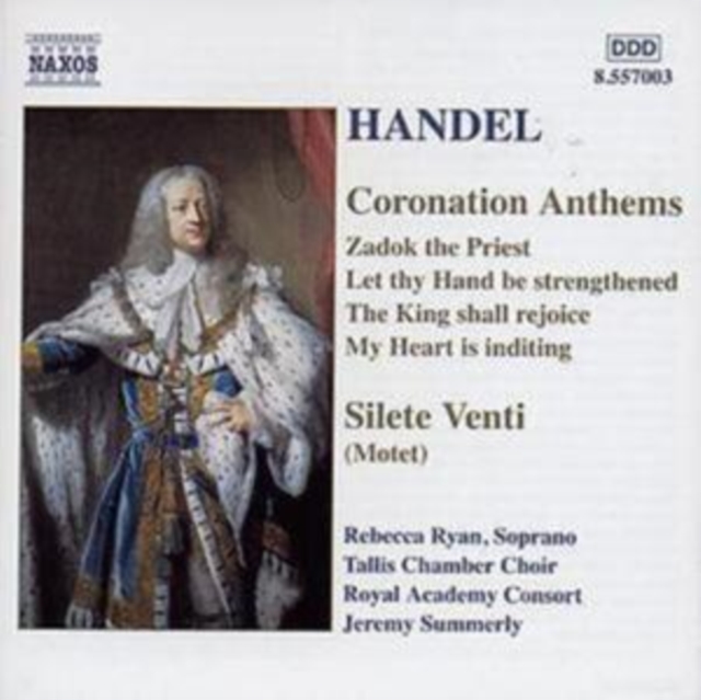 Coronation Anthems (Summerly, Talis Chamber Choir, Ryan), CD / Album Cd