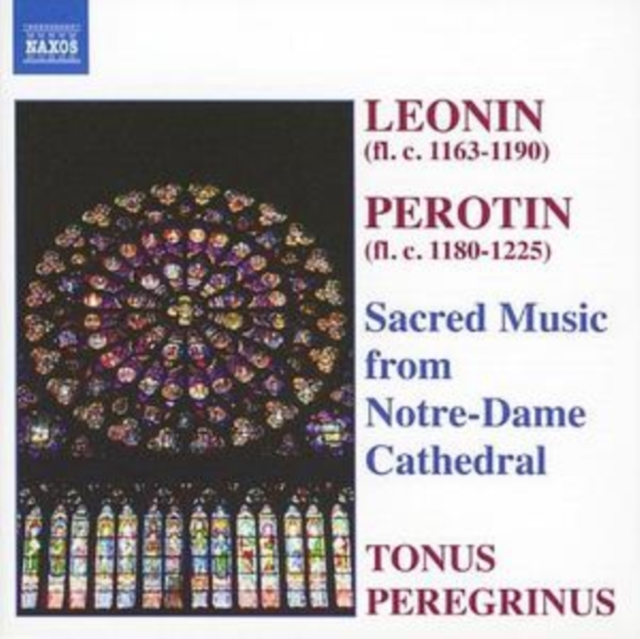 Sacred Music from Notre-dame (Pitts, Tonus Peregrinus), CD / Album Cd