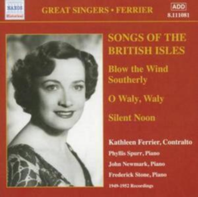 Songs of the British Isles (Ferrier), CD / Album Cd